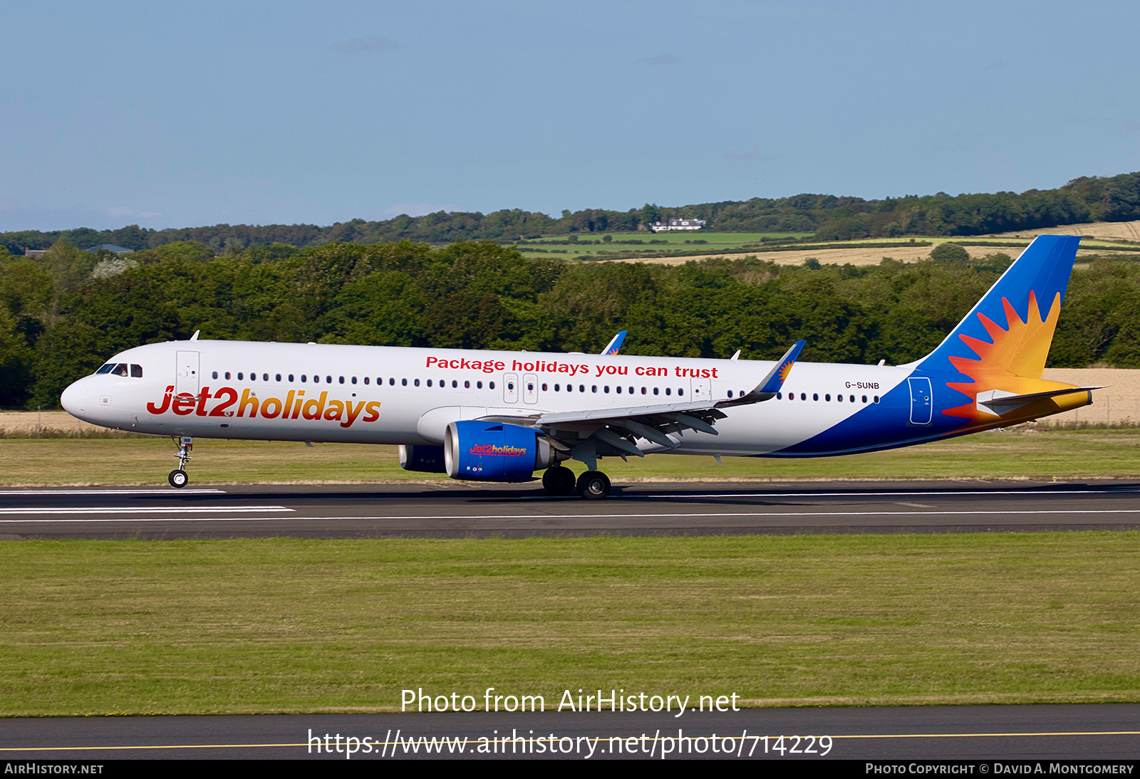 Aircraft Photo of G-SUNB | Airbus A321-251NX | Jet2 Holidays | AirHistory.net #714229