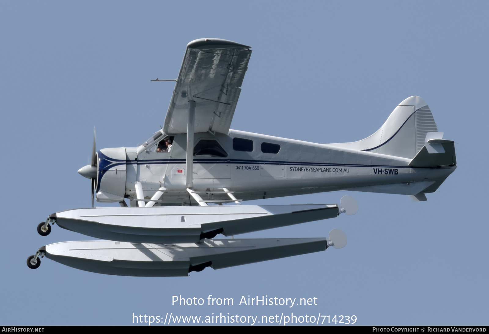 Aircraft Photo of VH-SWB | De Havilland Canada DHC-2 Beaver Mk1 | Sydney By Seaplane | AirHistory.net #714239