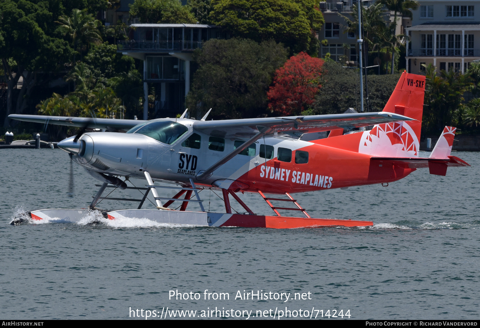 Aircraft Photo of VH-SXF | Cessna 208 Caravan I | Sydney Seaplanes | AirHistory.net #714244