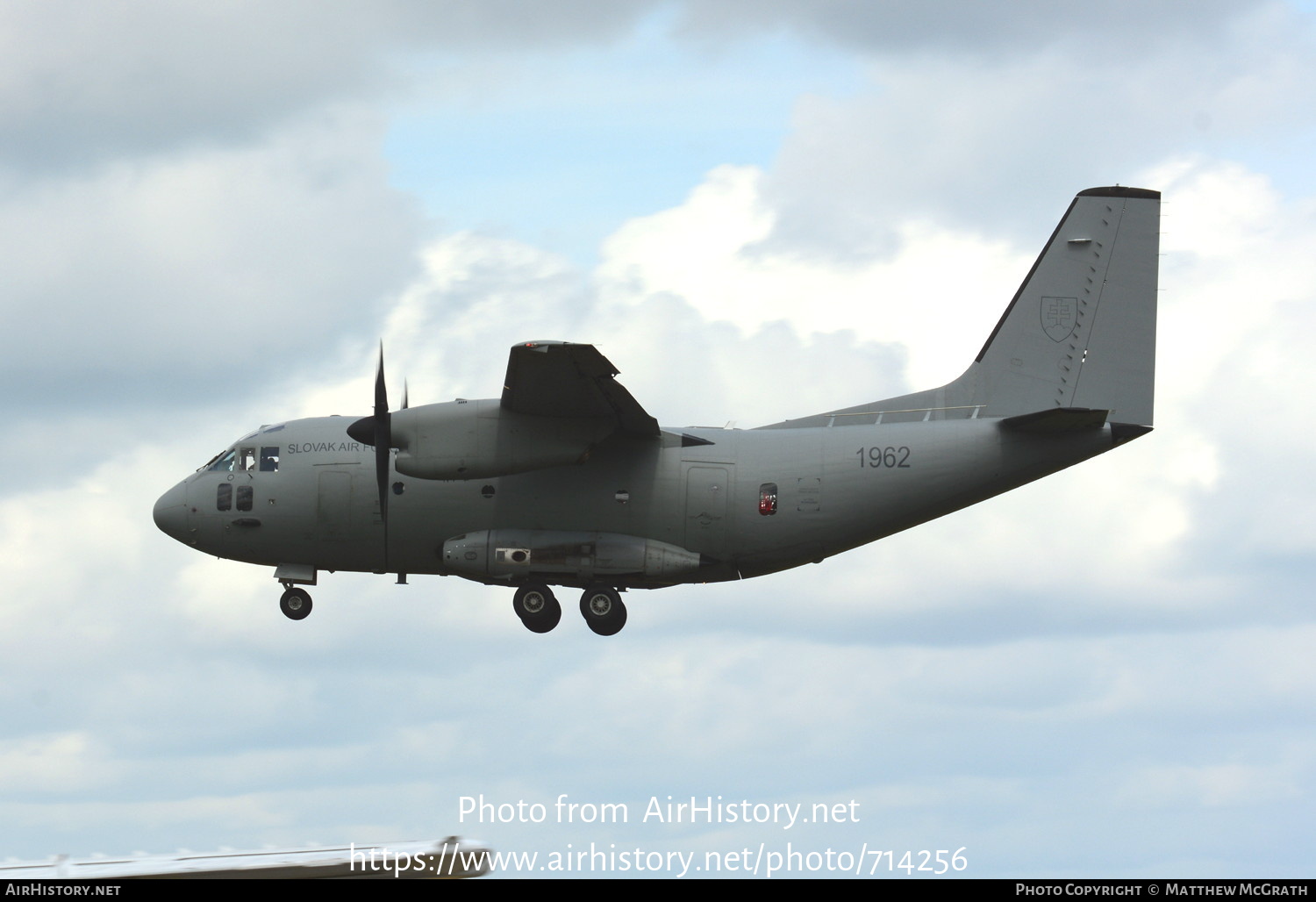 Aircraft Photo of 1962 | Alenia C-27J Spartan | Slovakia - Air Force | AirHistory.net #714256