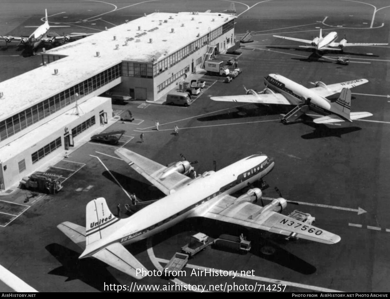 Aircraft Photo of N37560 | Douglas DC-6B | United Air Lines | AirHistory.net #714257