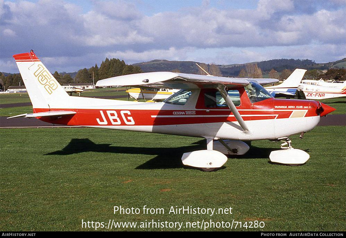 Aircraft Photo of ZK-JBG / JBG | Cessna 152 | Tauranga Aerial Charter | AirHistory.net #714280