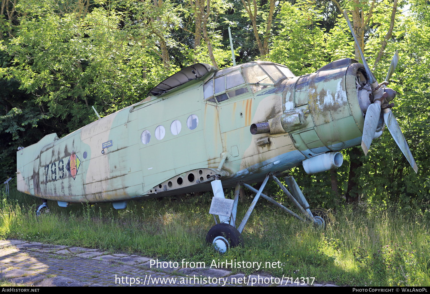 Aircraft Photo of 799 | Antonov An-2TD | East Germany - Air Force | AirHistory.net #714317