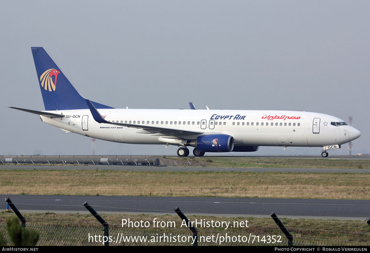 Aircraft Photo of SU-GCN | Boeing 737-866 | EgyptAir | AirHistory.net #714352