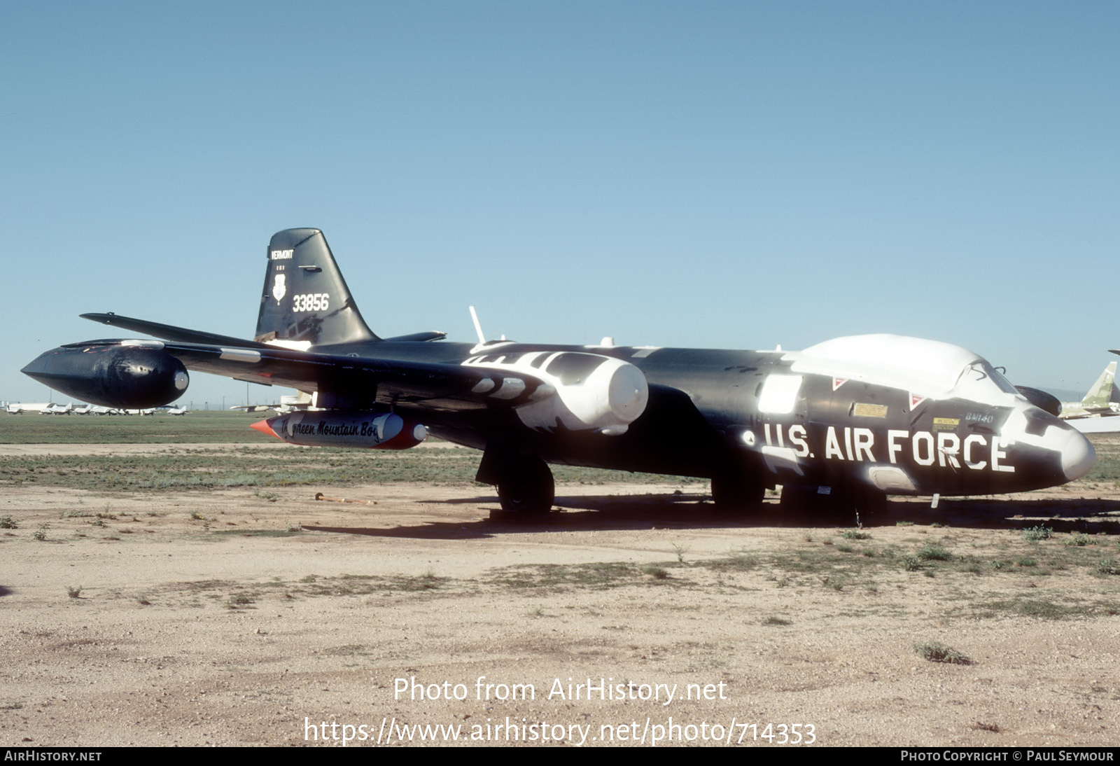 Aircraft Photo of 53-3856 / 33856 | Martin B-57C Canberra | USA - Air Force | AirHistory.net #714353