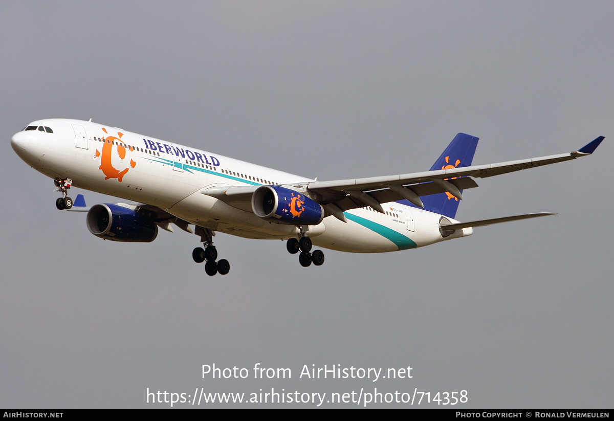 Aircraft Photo of EC-JHP | Airbus A330-343E | Iberworld Airlines | AirHistory.net #714358