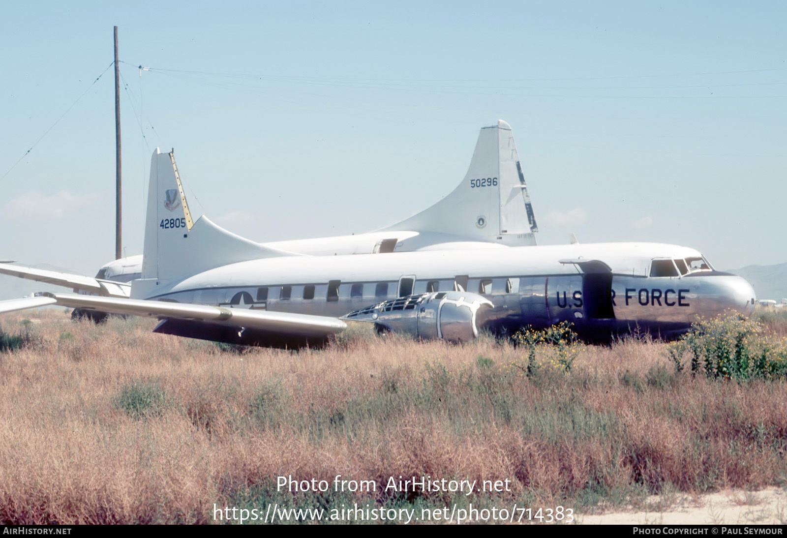 Aircraft Photo of 54-2805 / 42805 | Convair VC-131D | USA - Air Force | AirHistory.net #714383