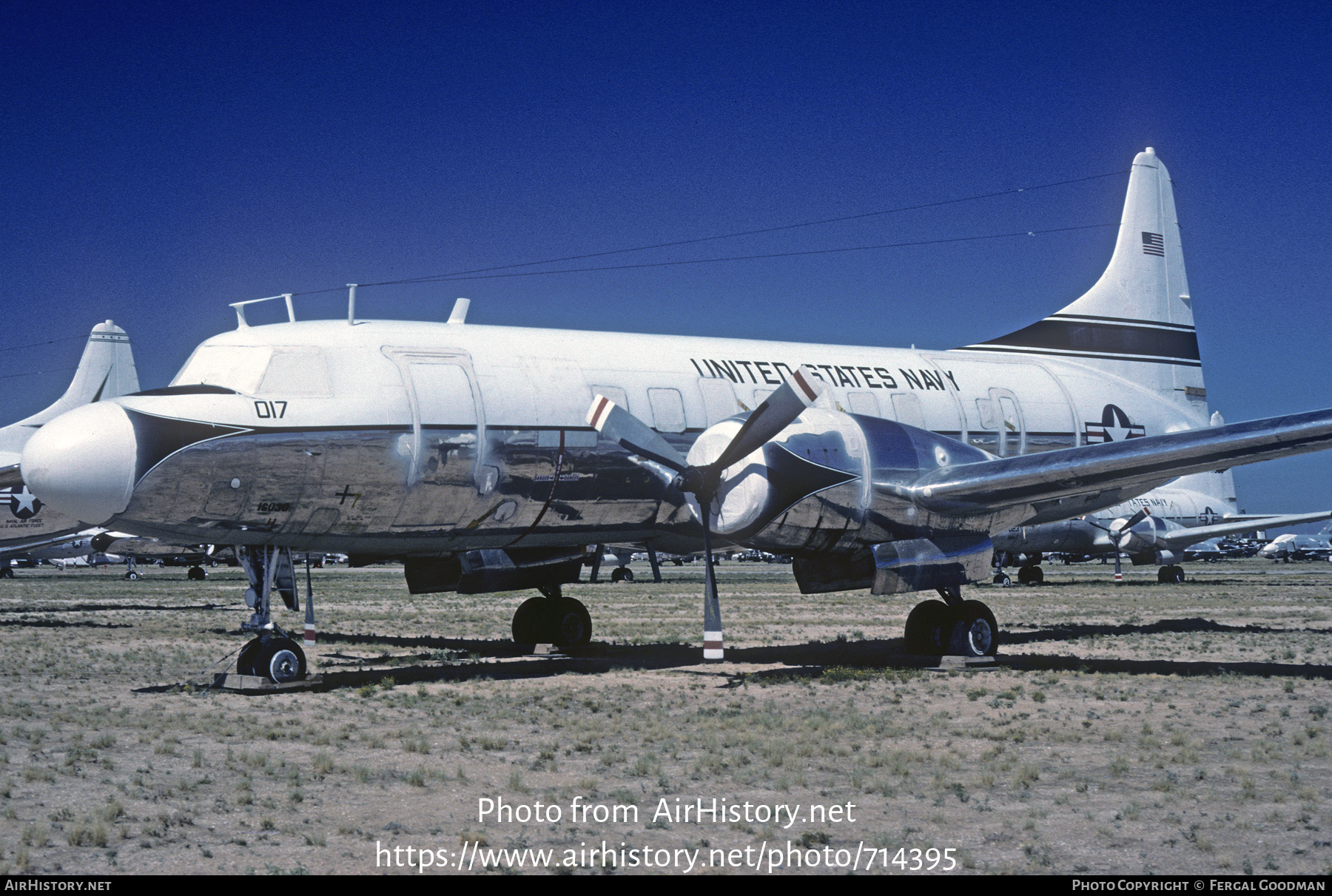 Aircraft Photo of 141017 | Convair C-131F | USA - Navy | AirHistory.net #714395