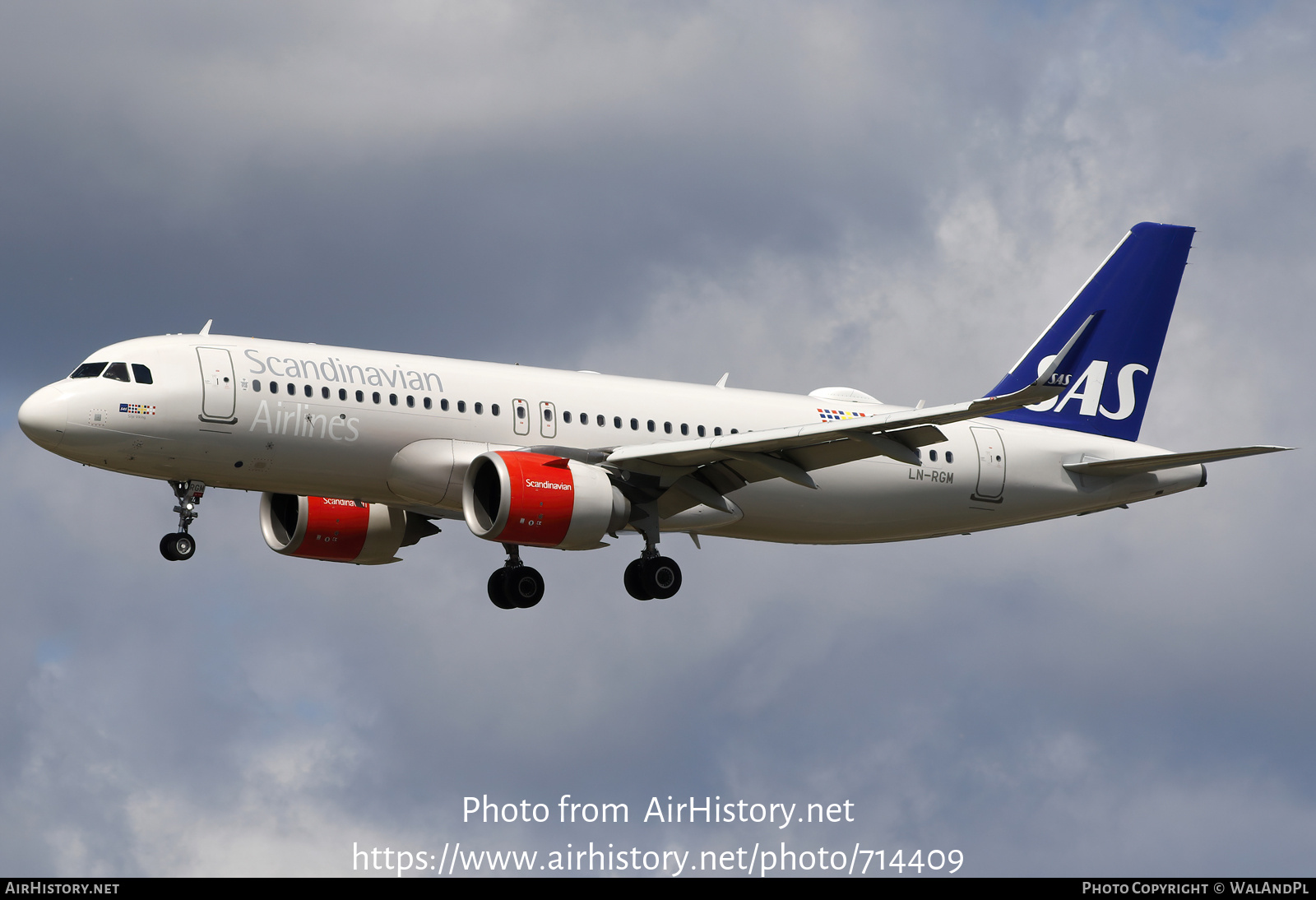 Aircraft Photo of LN-RGM | Airbus A320-251N | Scandinavian Airlines - SAS | AirHistory.net #714409