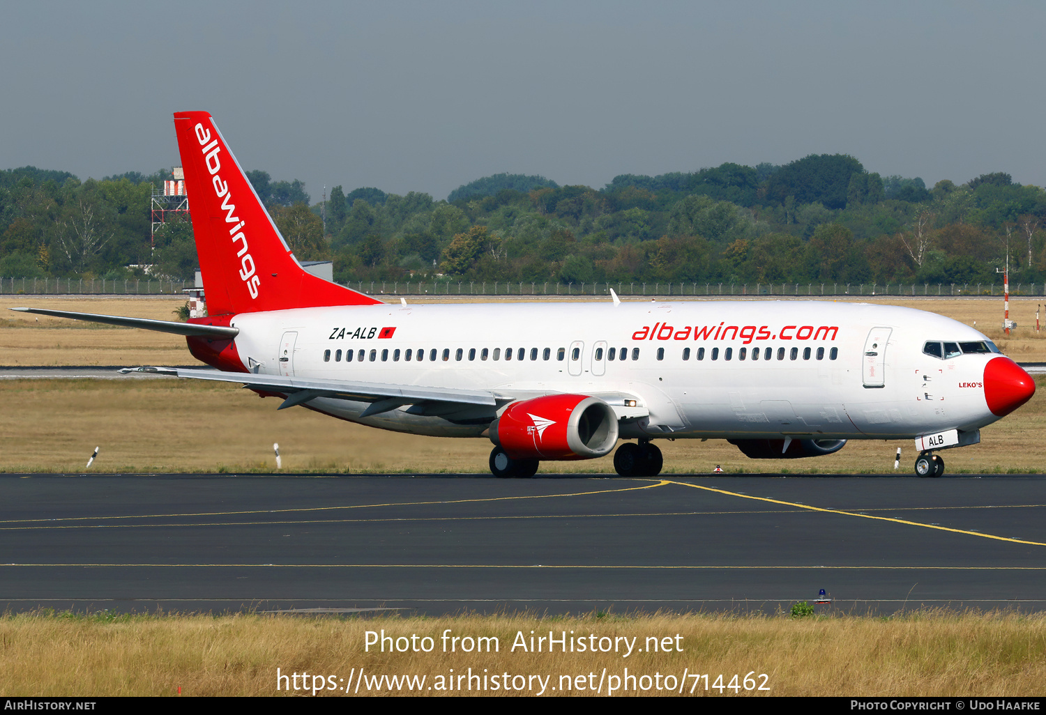 Aircraft Photo of ZA-ALB | Boeing 737-46J | Albawings | AirHistory.net #714462