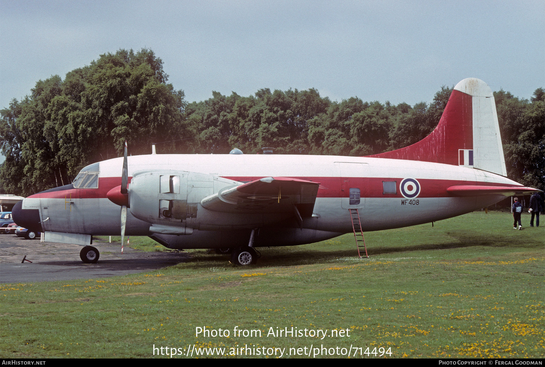 Aircraft Photo of WF408 | Vickers 668 Varsity T.1 | UK - Air Force | AirHistory.net #714494