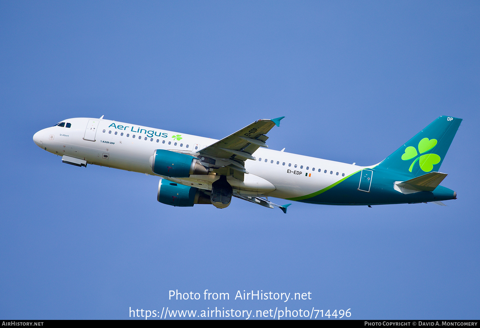 Aircraft Photo of EI-EDP | Airbus A320-214 | Aer Lingus | AirHistory ...