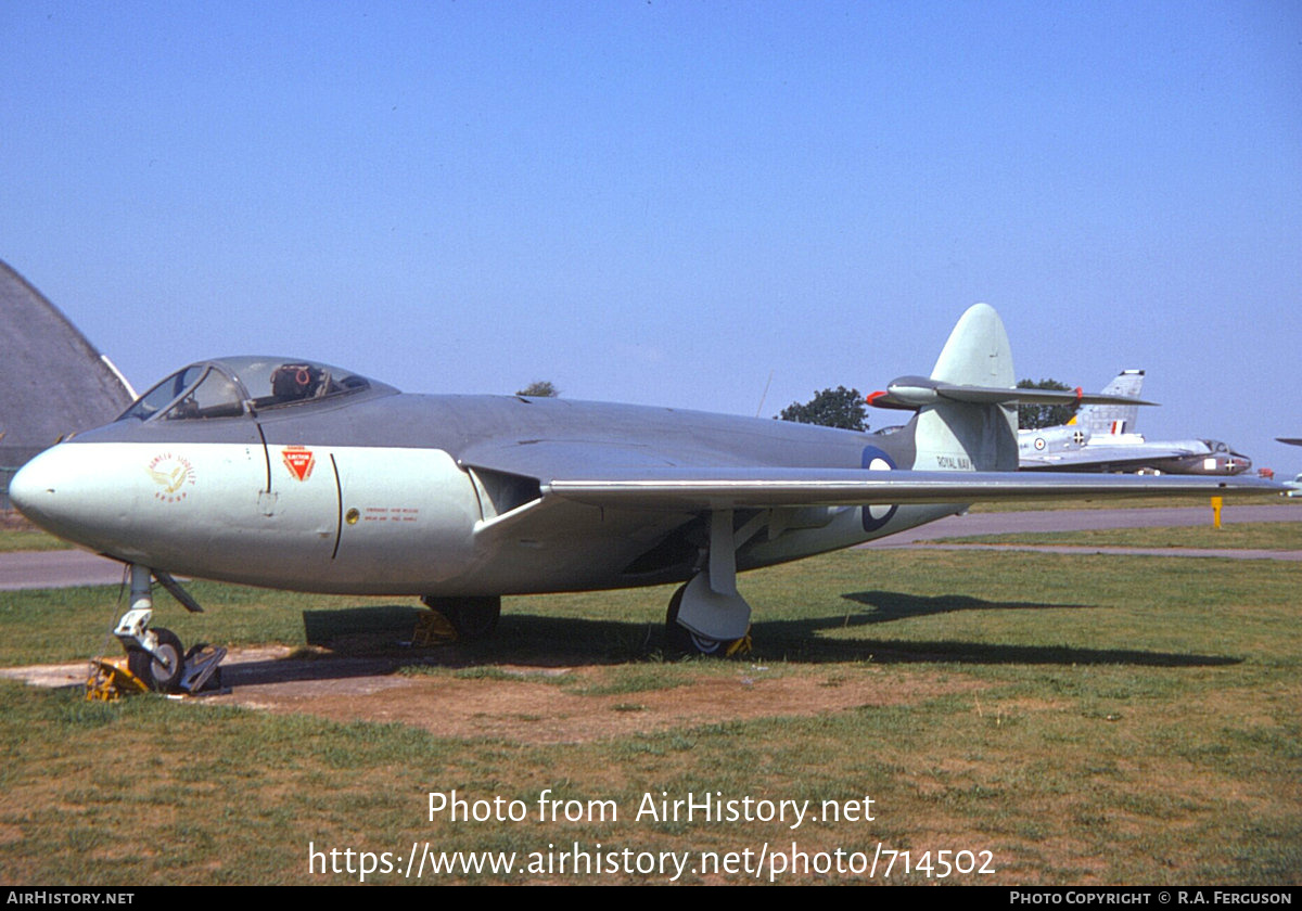 Aircraft Photo of VX272 | Hawker P-1052 | UK - Navy | AirHistory.net #714502