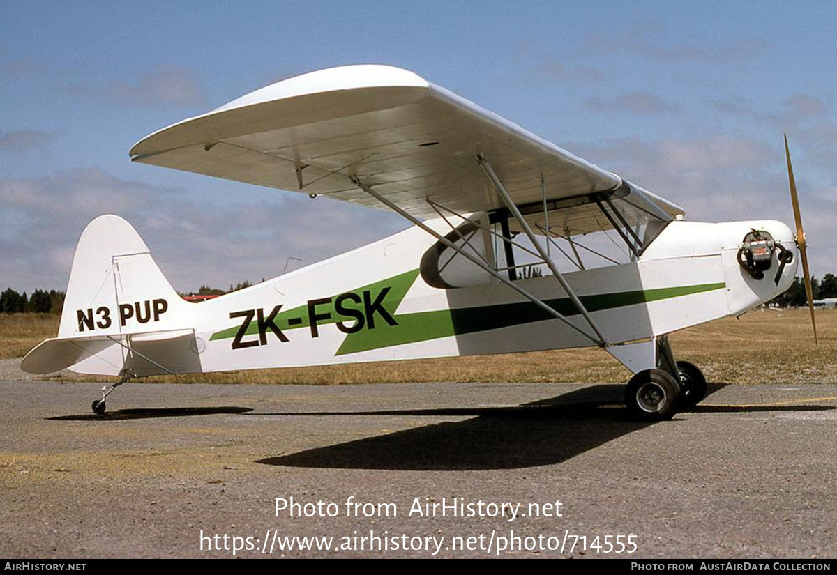 Aircraft Photo of ZK-FSK / FSK | Nostalgair N3 Cub | AirHistory.net #714555