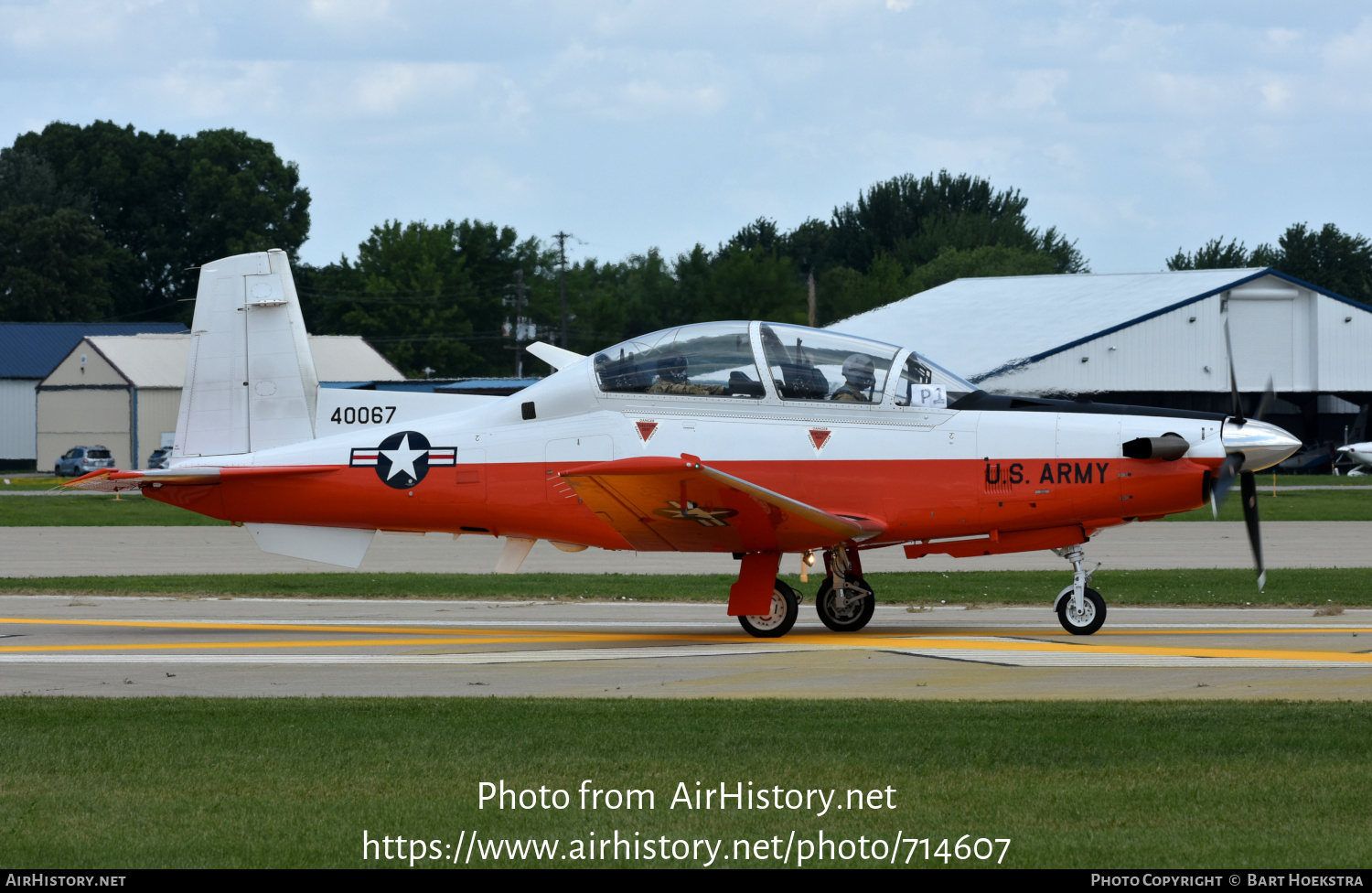 Aircraft Photo of 14-40067 / 40067 | Beechcraft T-6D Texan II | USA - Army | AirHistory.net #714607