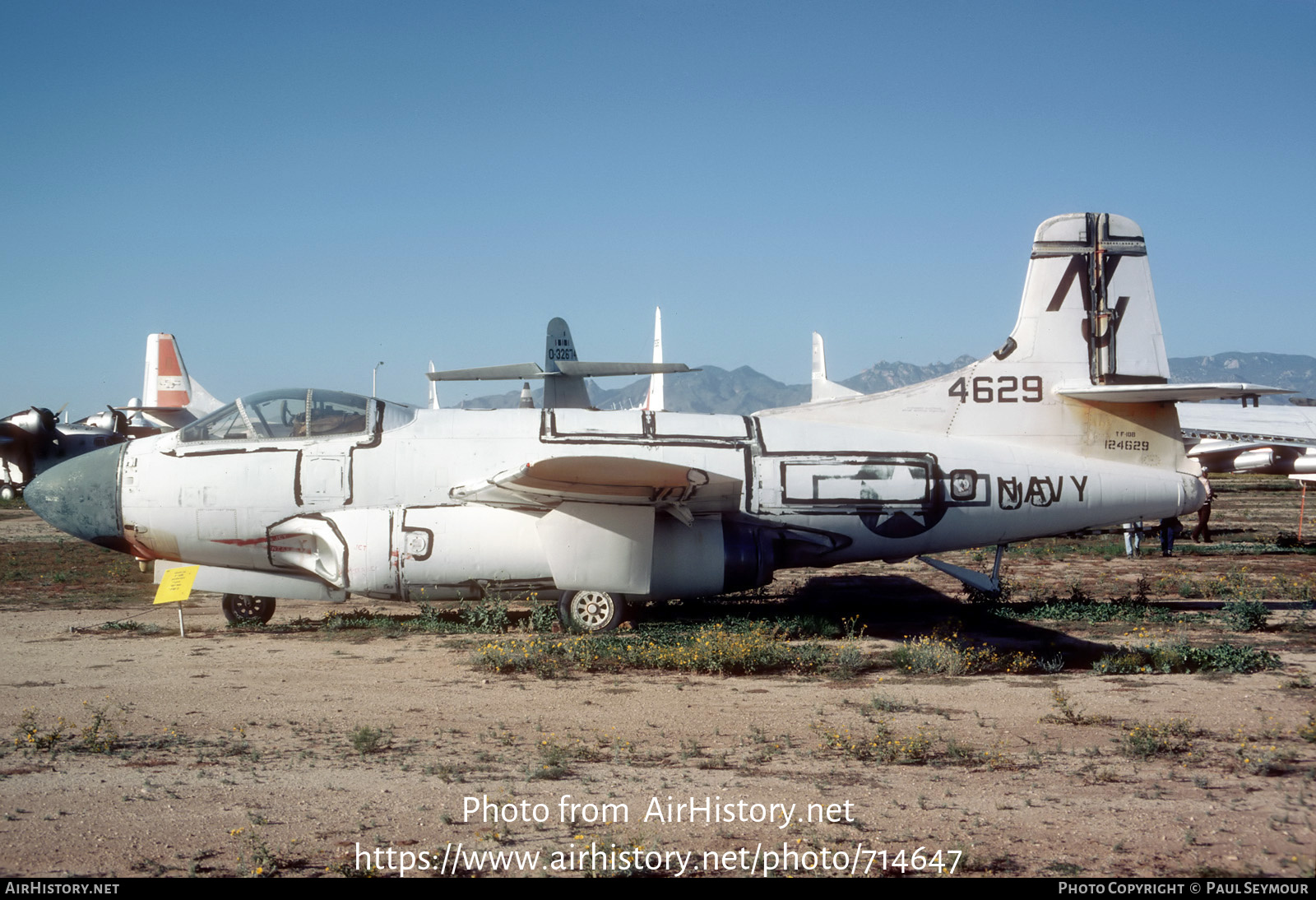 Aircraft Photo of 124629 / 4629 | Douglas TF-10B Skyknight (F3D-2T2) | USA - Navy | AirHistory.net #714647