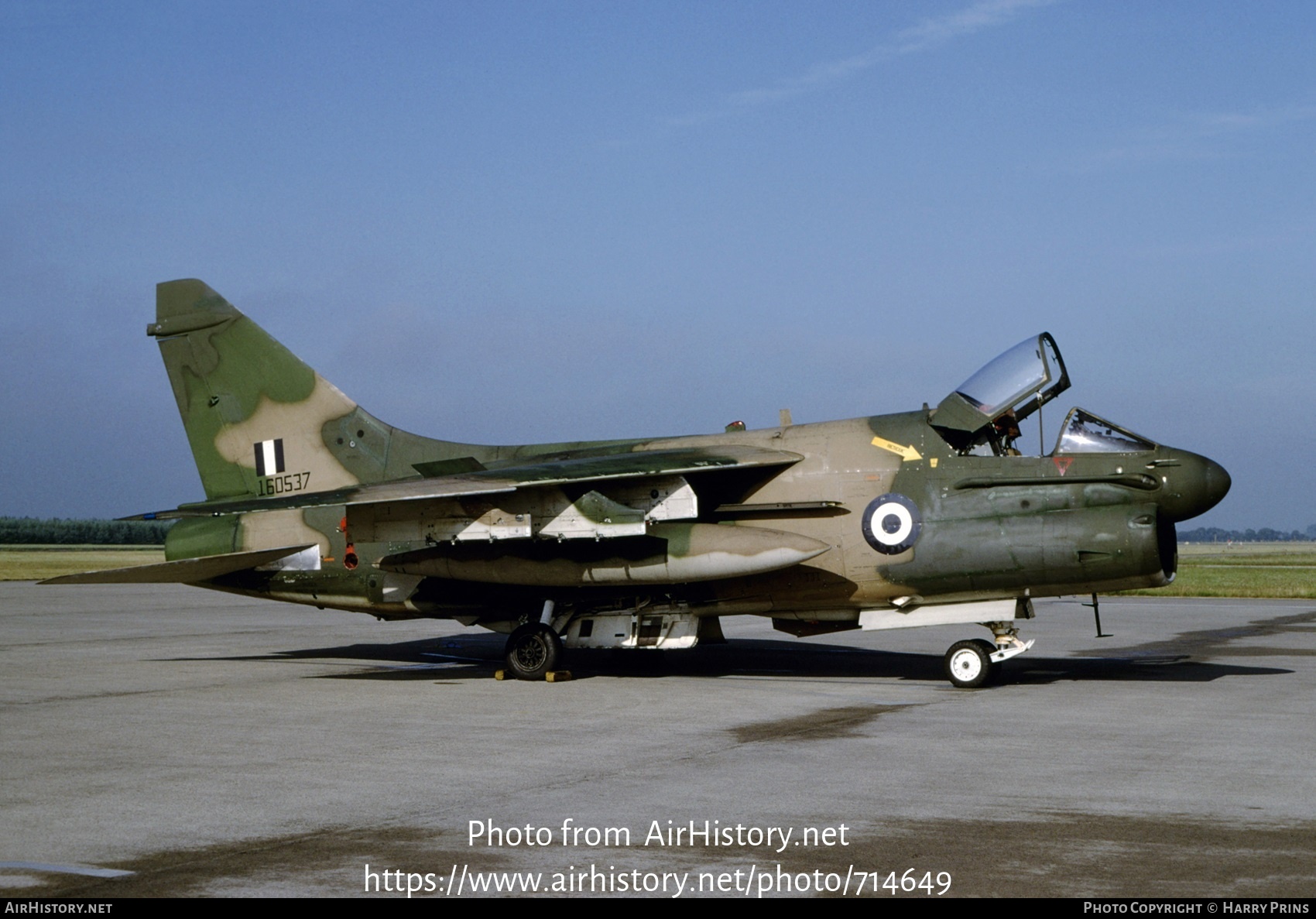 Aircraft Photo of 160537 | Vought A-7E Corsair II | Greece - Air Force | AirHistory.net #714649