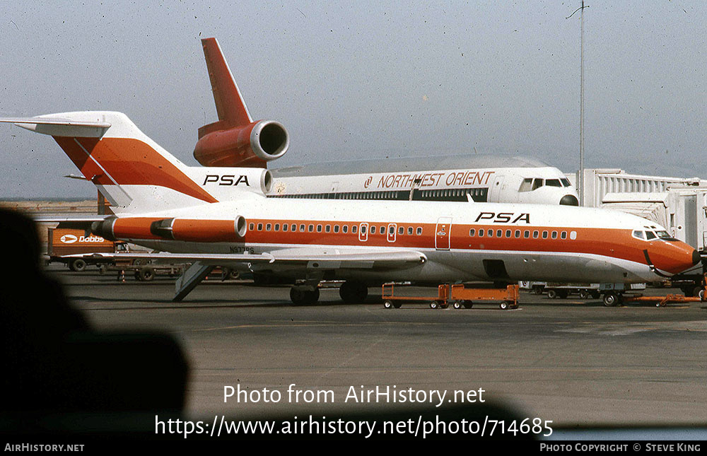 Aircraft Photo of N977PS | Boeing 727-51 | PSA - Pacific Southwest Airlines | AirHistory.net #714685