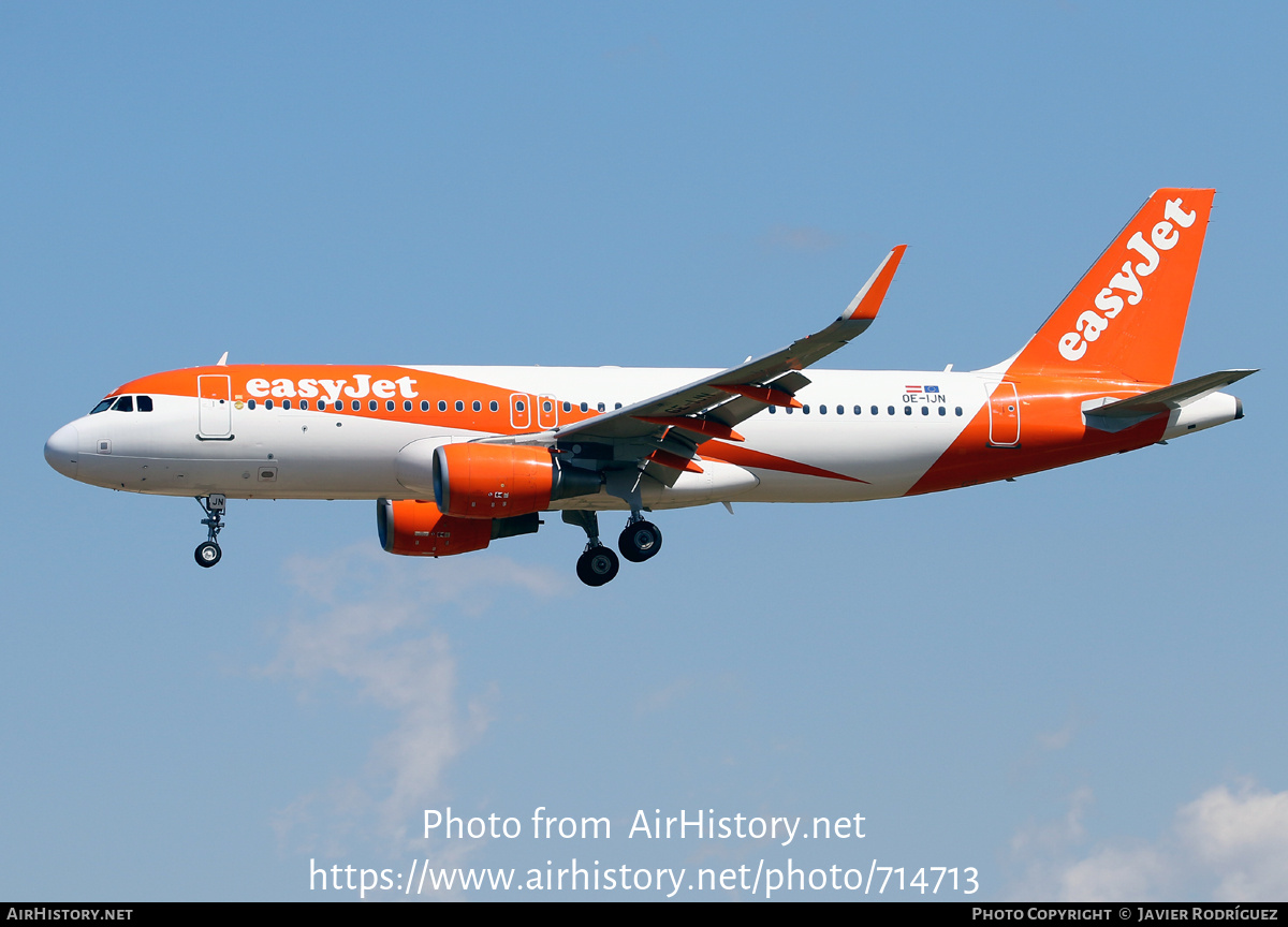 Aircraft Photo of OE-IJN | Airbus A320-214 | EasyJet | AirHistory.net #714713