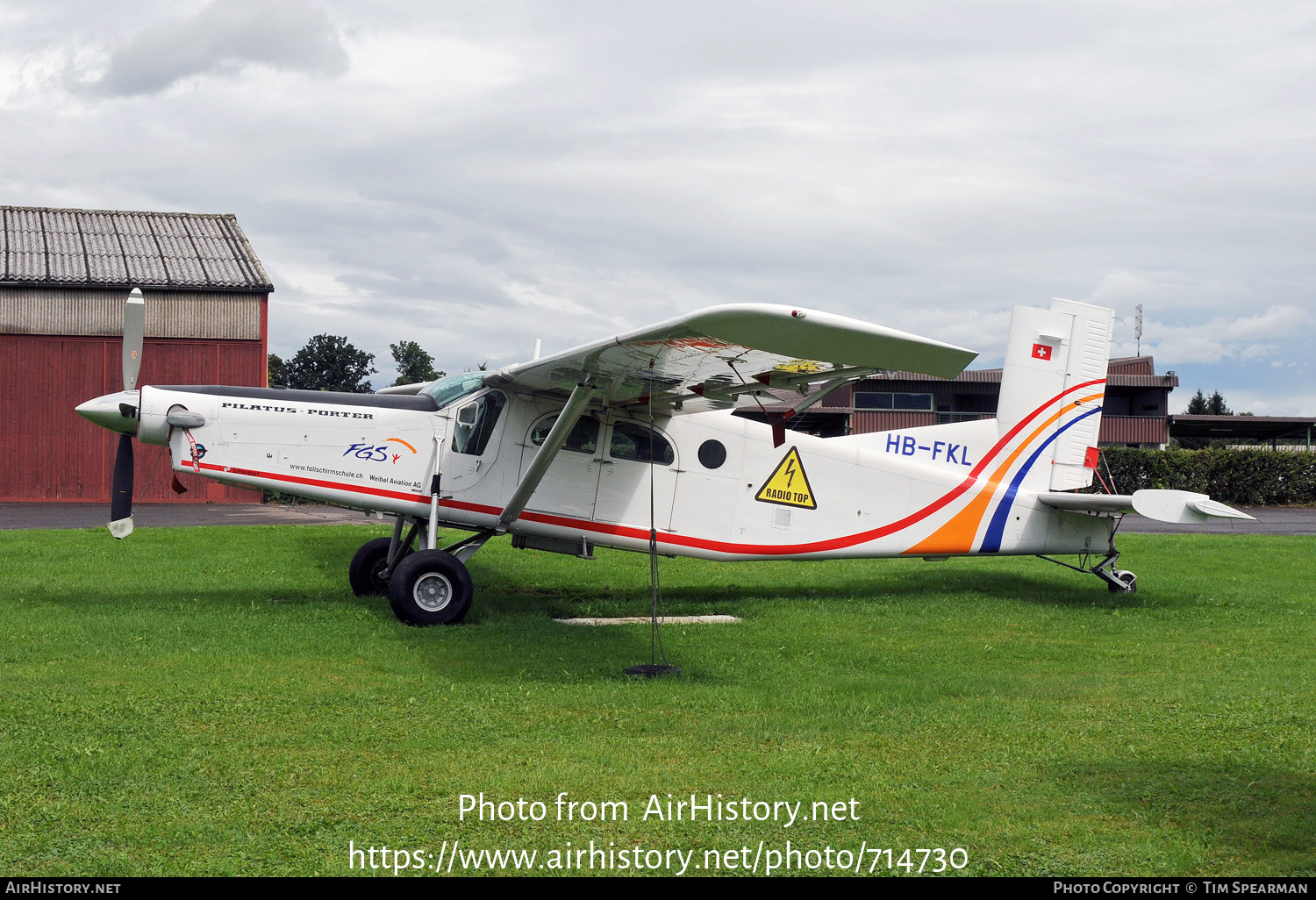 Aircraft Photo of HB-FKL | Pilatus PC-6/B2-H4 Turbo Porter | FGS - Fallschirmgrupe Sittertal | AirHistory.net #714730