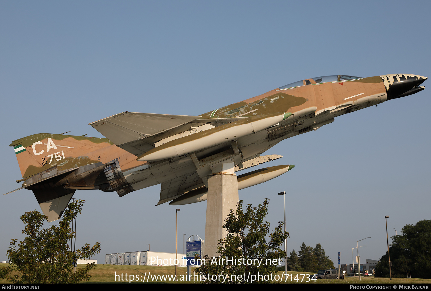 Aircraft Photo of 64-0751 | McDonnell F-4C Phantom II | USA - Air Force | AirHistory.net #714734