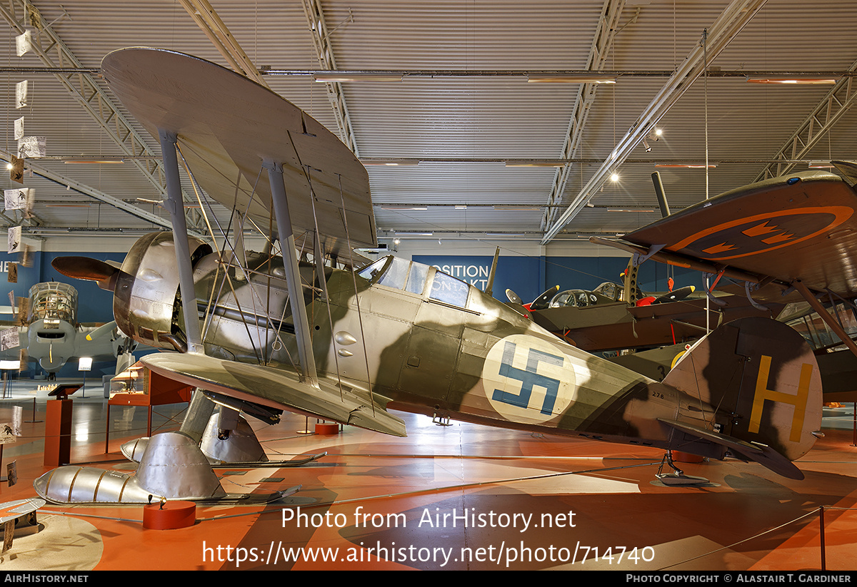 Aircraft Photo of 278 | Gloster J8A Gladiator (Mk2) | Finland - Air Force | AirHistory.net #714740