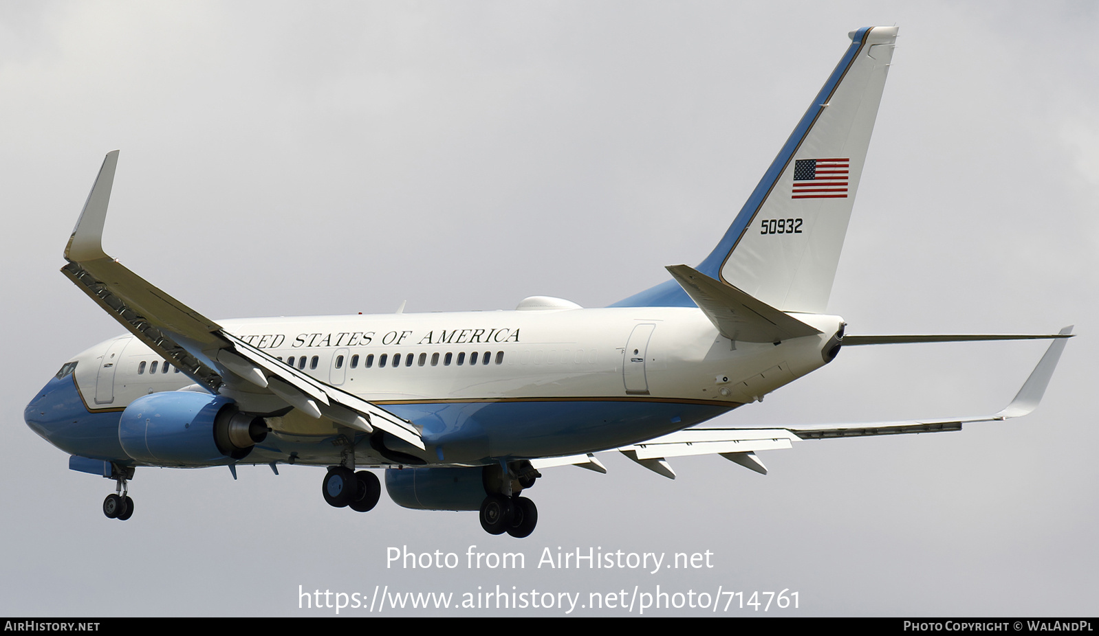 Aircraft Photo of 05-0932 / 50932 | Boeing C-40C | USA - Air Force | AirHistory.net #714761