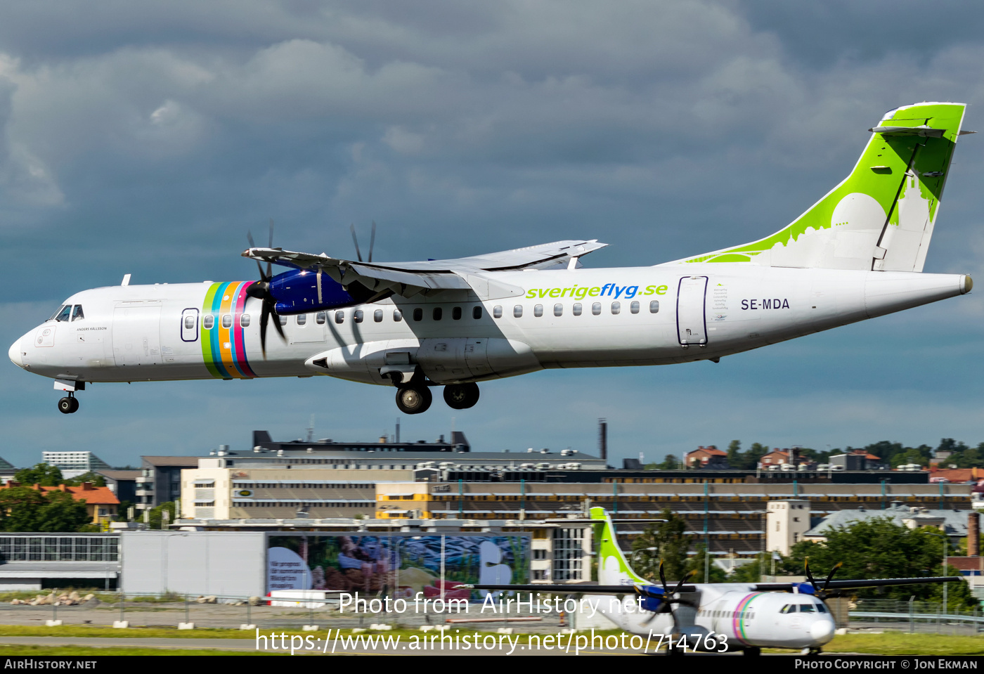 Aircraft Photo of SE-MDA | ATR ATR-72-500 (ATR-72-212A) | Sverigeflyg | AirHistory.net #714763