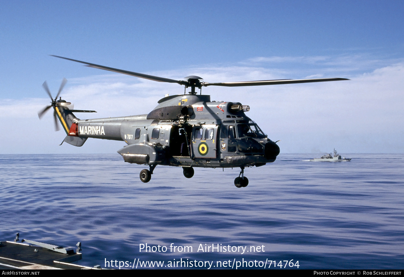 Aircraft Photo of N-7077 | Eurocopter UH-14 Super Puma (AS-532M1) | Brazil - Navy | AirHistory.net #714764