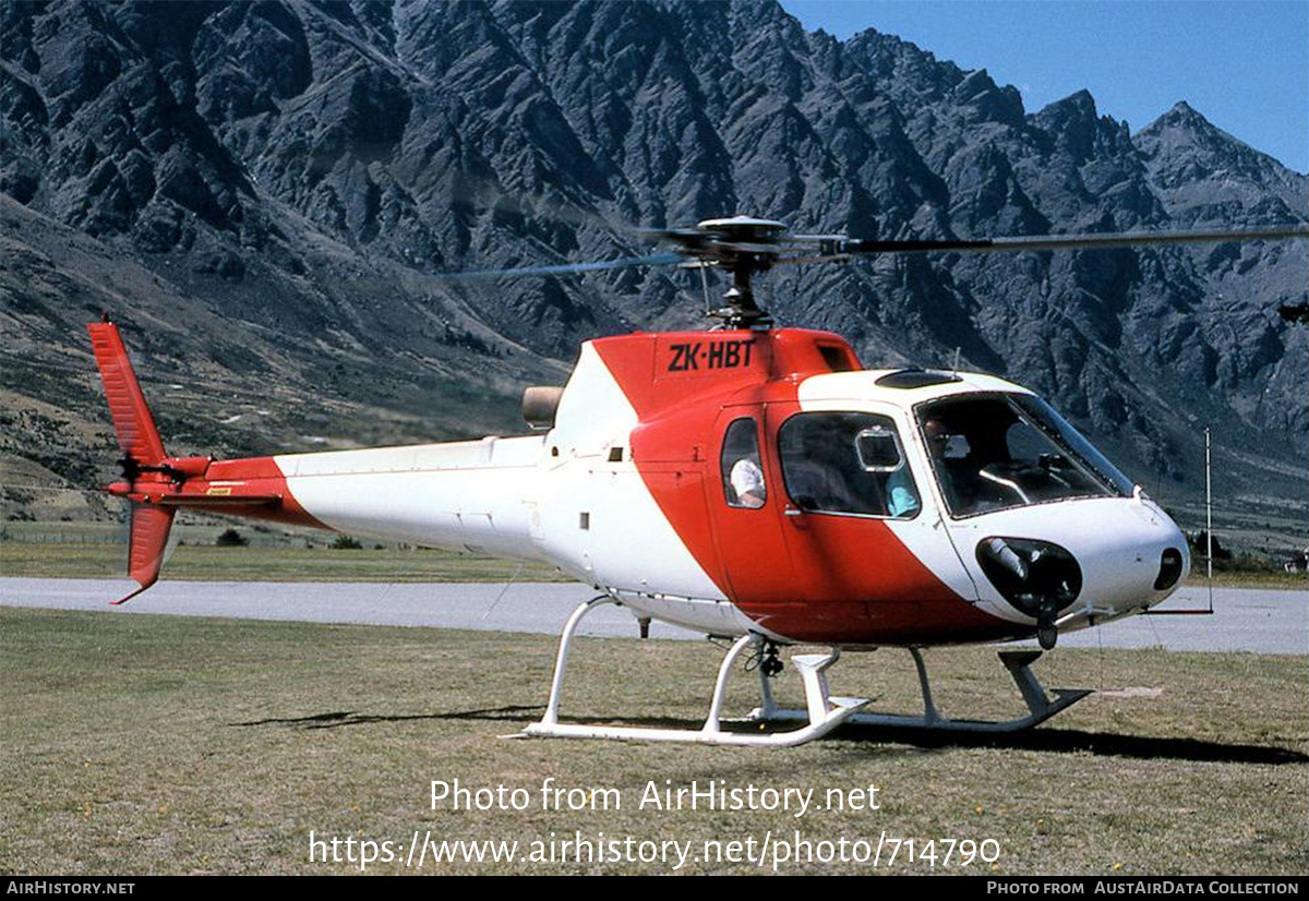 Aircraft Photo of ZK-HBT | Aerospatiale AS-350B Squirrel | AirHistory.net #714790