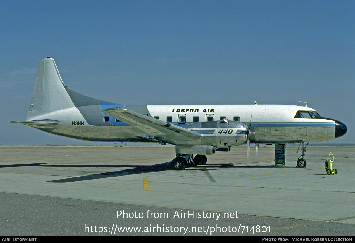 Aircraft Photo of N3HH | Convair 440-48 Metropolitan | Laredo Air | AirHistory.net #714801