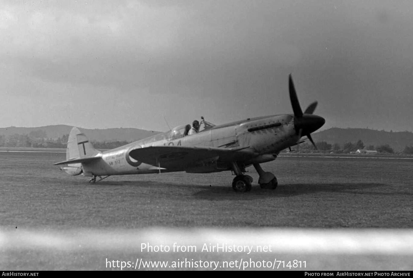 Aircraft Photo of SW912 | Supermarine 377 Seafire F15 | UK - Navy | AirHistory.net #714811