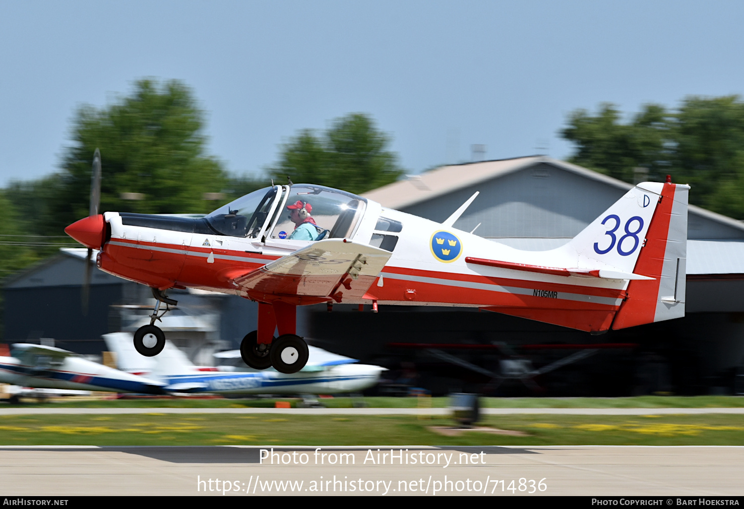 Aircraft Photo of N105MR | Scottish Aviation Bulldog 100 | Sweden - Air Force | AirHistory.net #714836