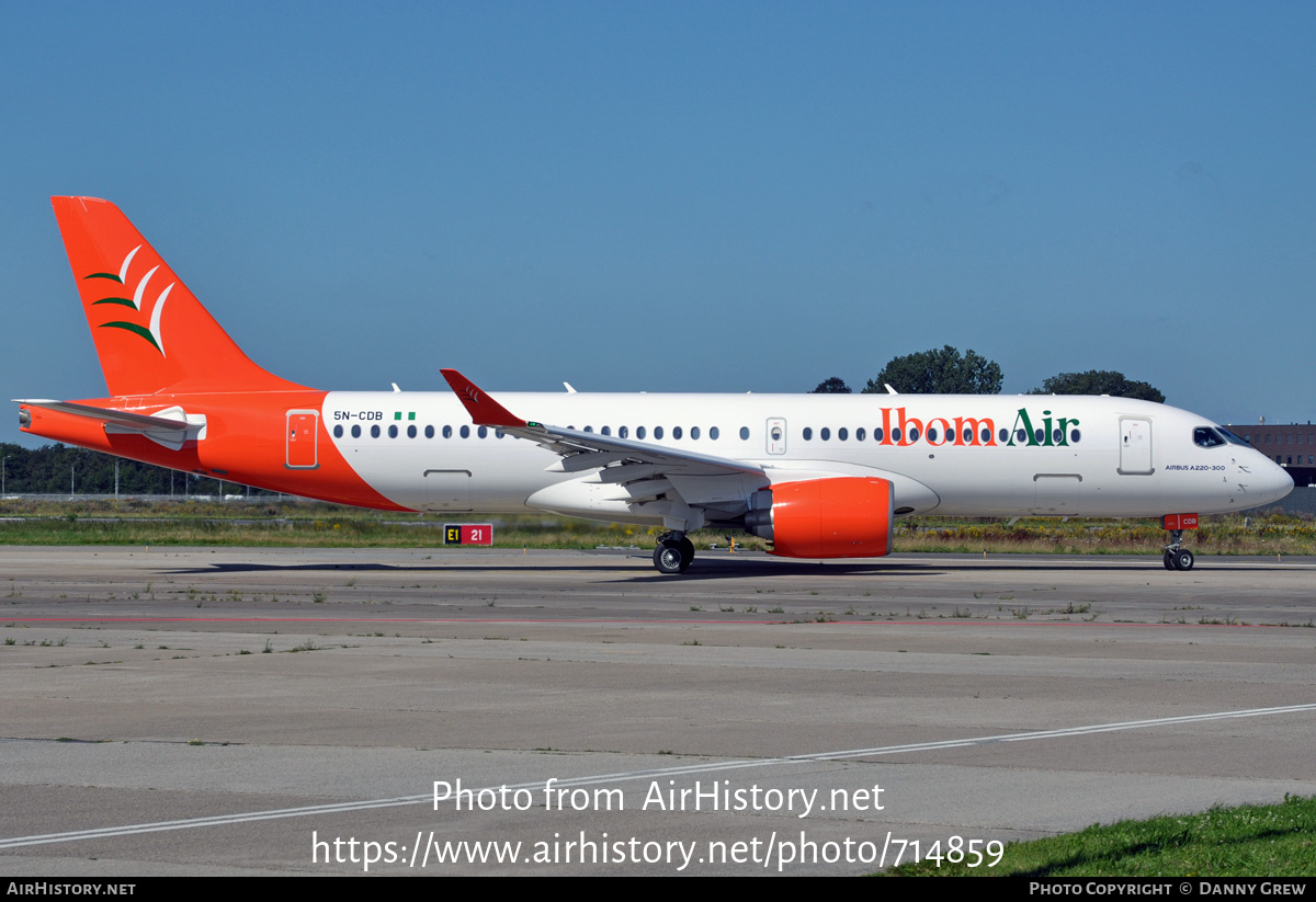 Aircraft Photo of 5N-CDB | Airbus A220-371 (BD-500-1A11) | Ibom Air | AirHistory.net #714859