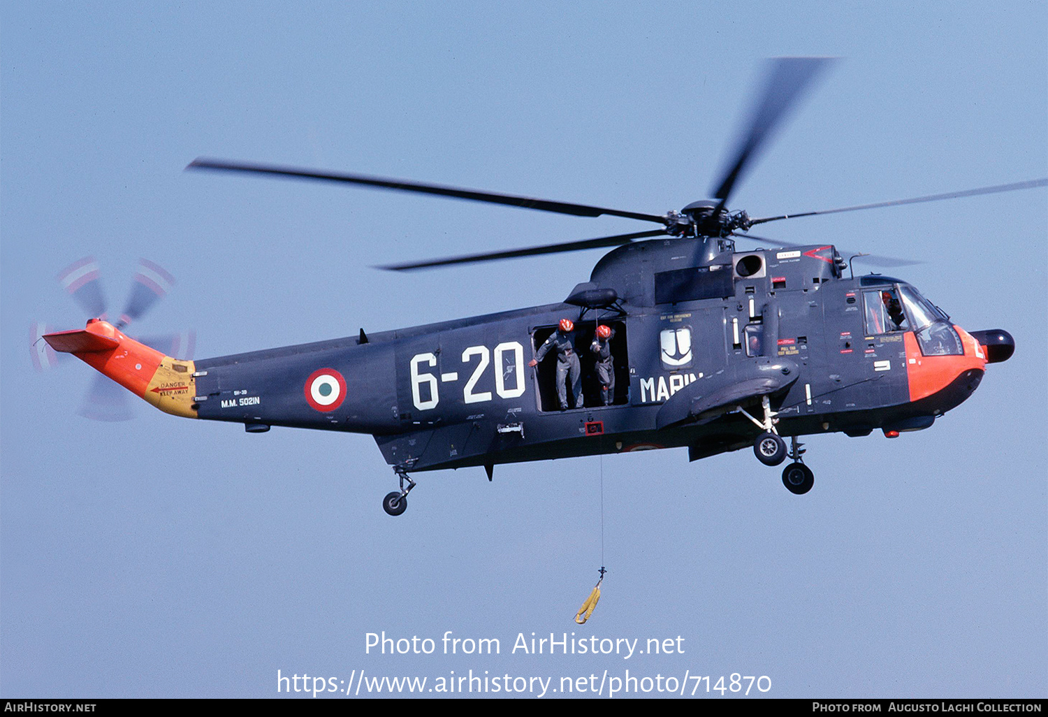 Aircraft Photo of MM5021N | Agusta SH-3D Sea King (AS-61) | Italy - Navy | AirHistory.net #714870