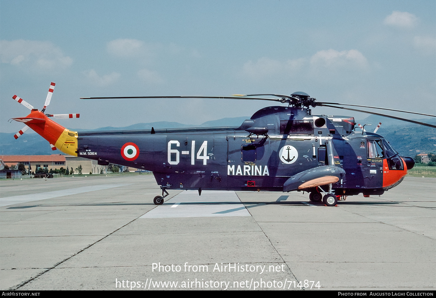 Aircraft Photo of MM5016N | Agusta SH-3D Sea King (AS-61) | Italy - Navy | AirHistory.net #714874