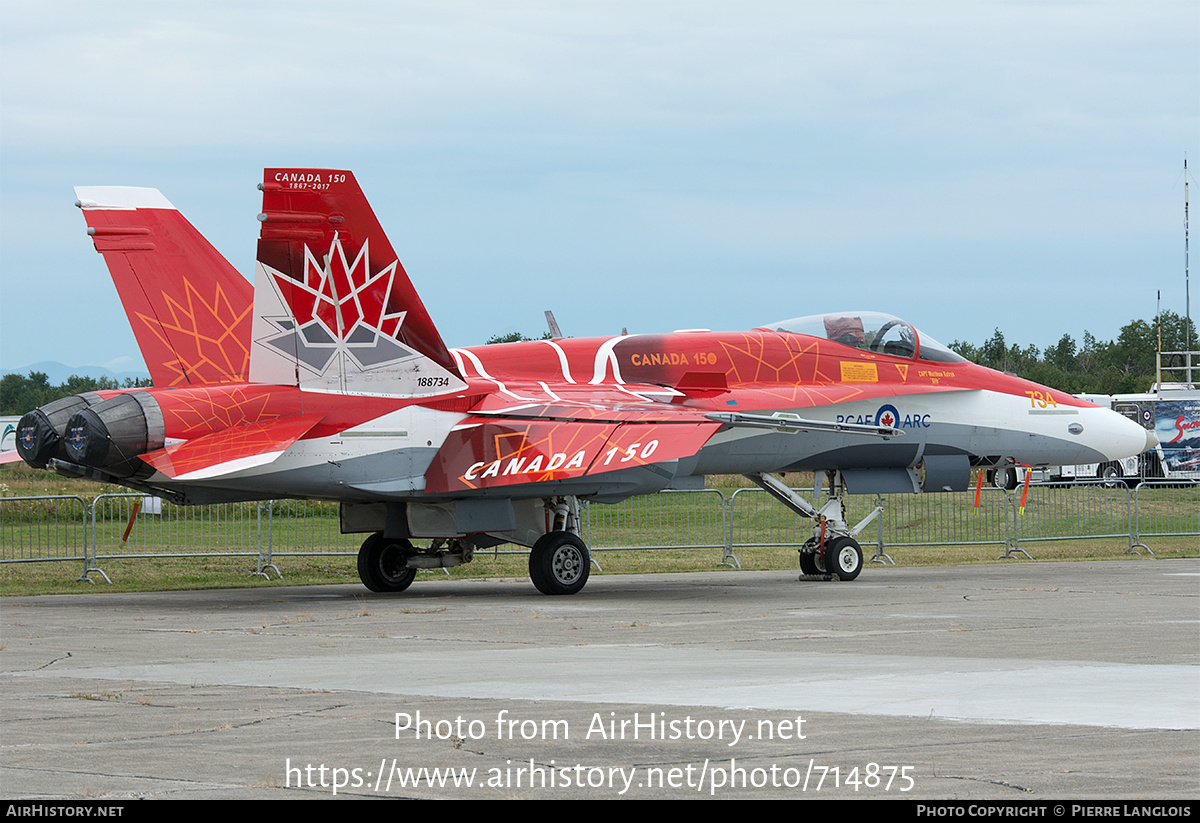 Aircraft Photo of 188734 | McDonnell Douglas CF-188 Hornet | Canada - Air Force | AirHistory.net #714875