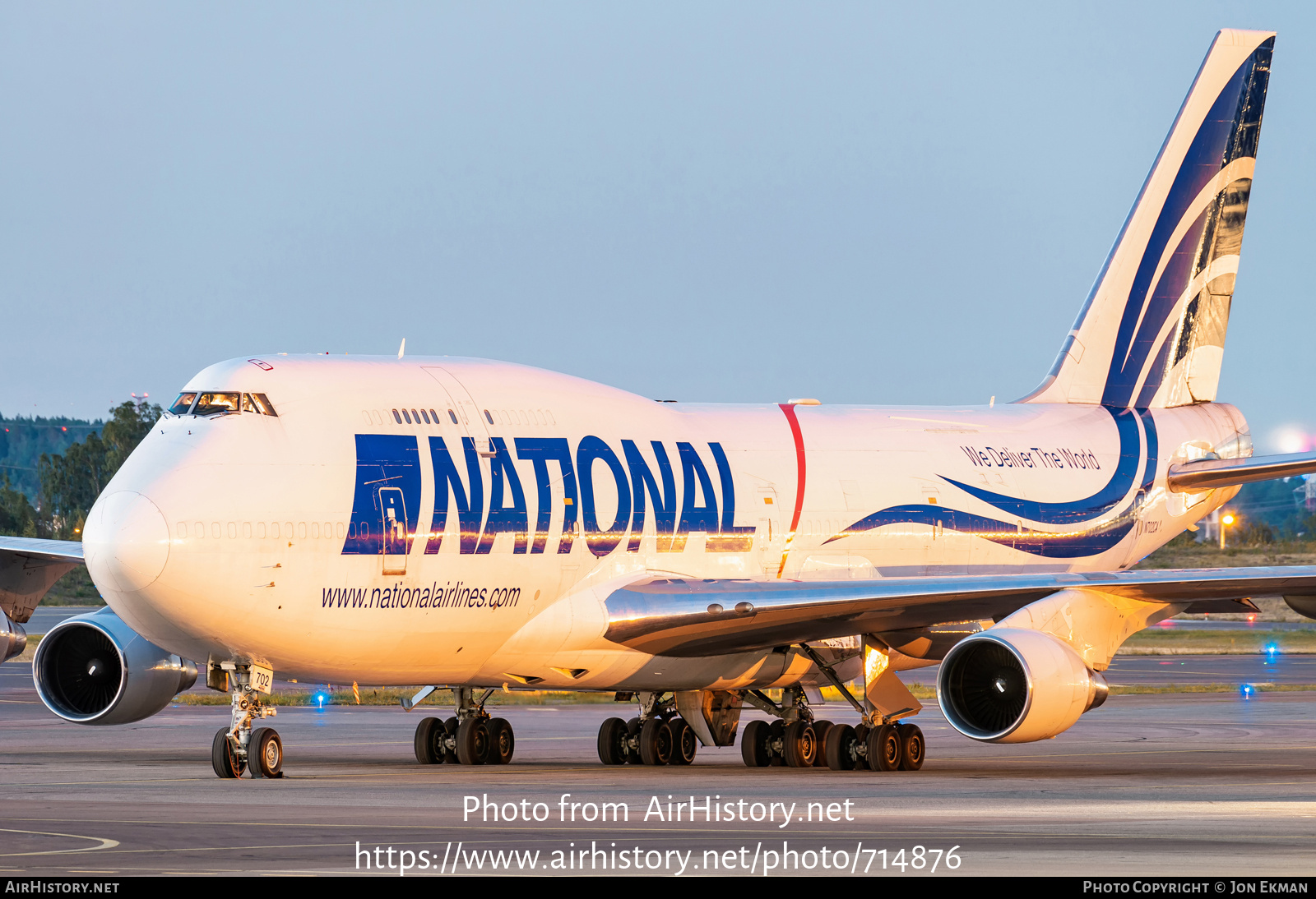 Aircraft Photo of N702CA | Boeing 747-412(BCF) | National Airlines | AirHistory.net #714876