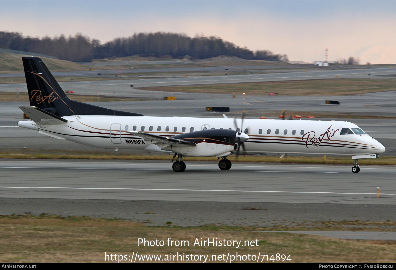 Aircraft Photo of N681PA | Saab 2000 | Peninsula Airways - PenAir | AirHistory.net #714894