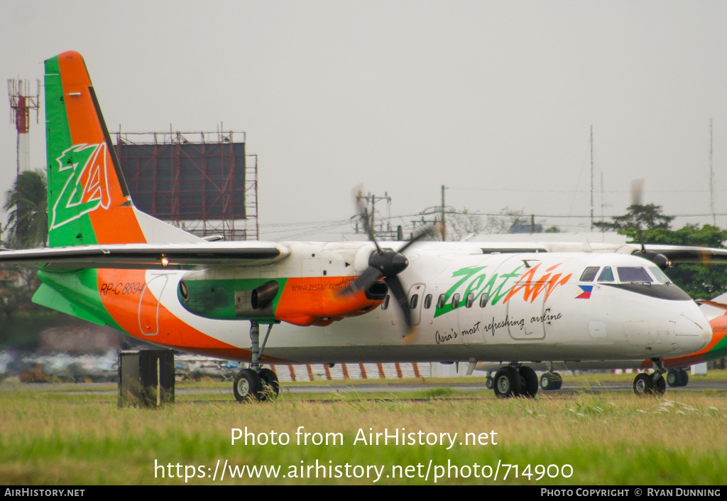 Aircraft Photo of RP-C8894 | Xian MA60 | Zest Air | AirHistory.net #714900