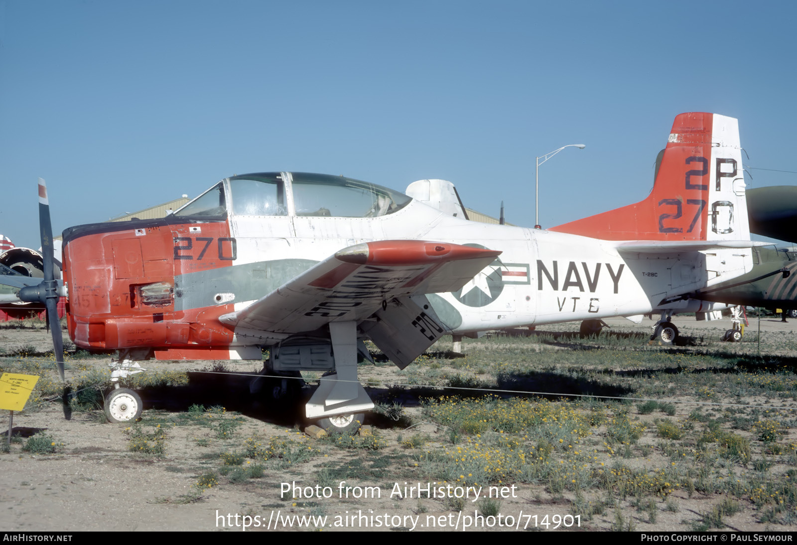 Aircraft Photo of 140481 | North American T-28C Trojan | USA - Navy | AirHistory.net #714901