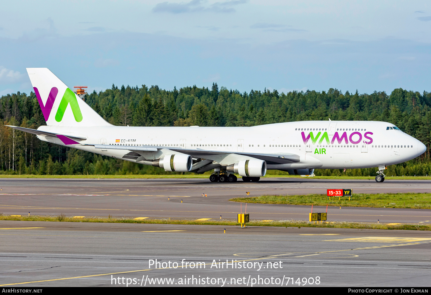 Aircraft Photo of EC-KSM | Boeing 747-412 | Wamos Air | AirHistory.net #714908