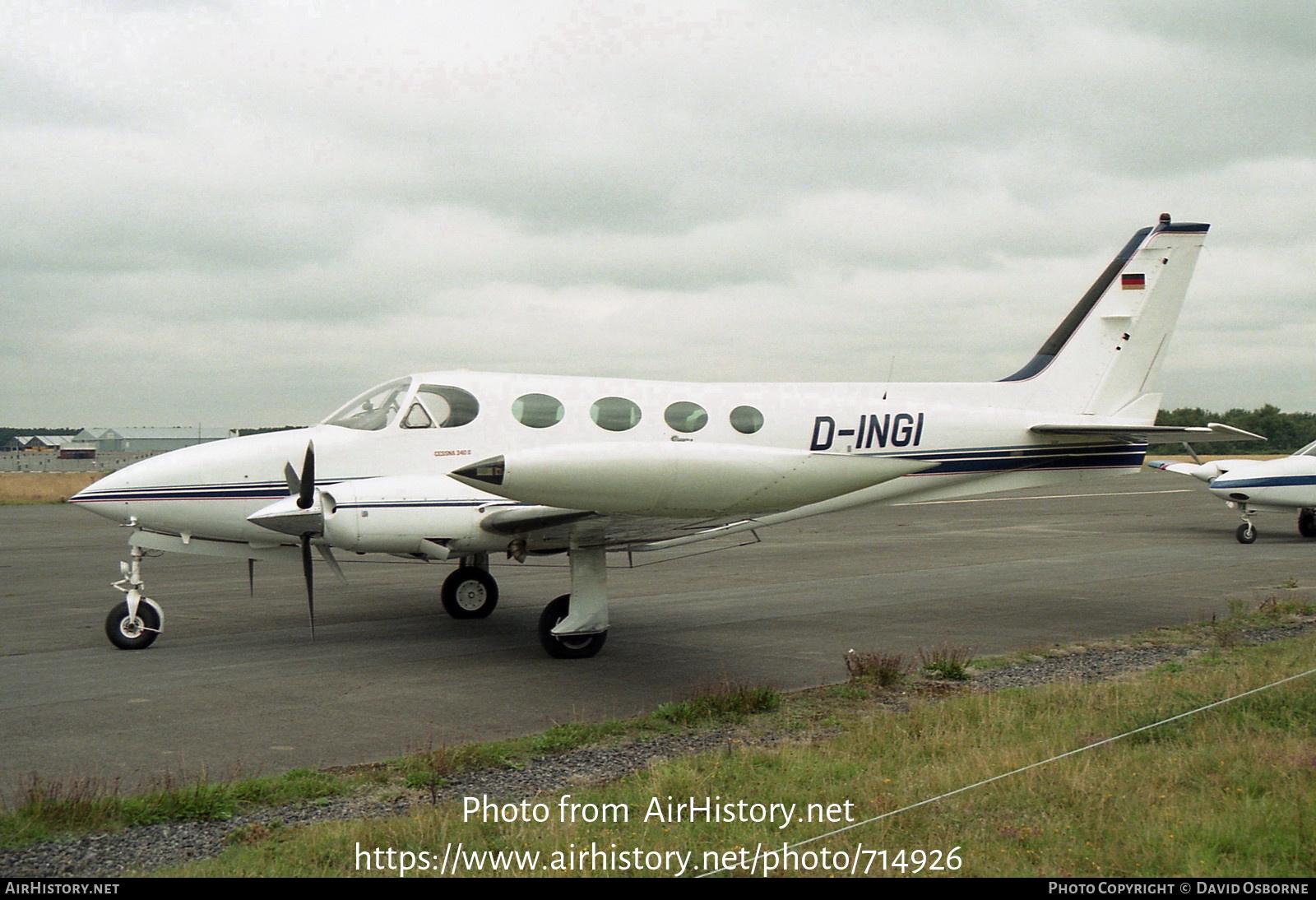 Aircraft Photo of D-INGI | Cessna 340A | AirHistory.net #714926