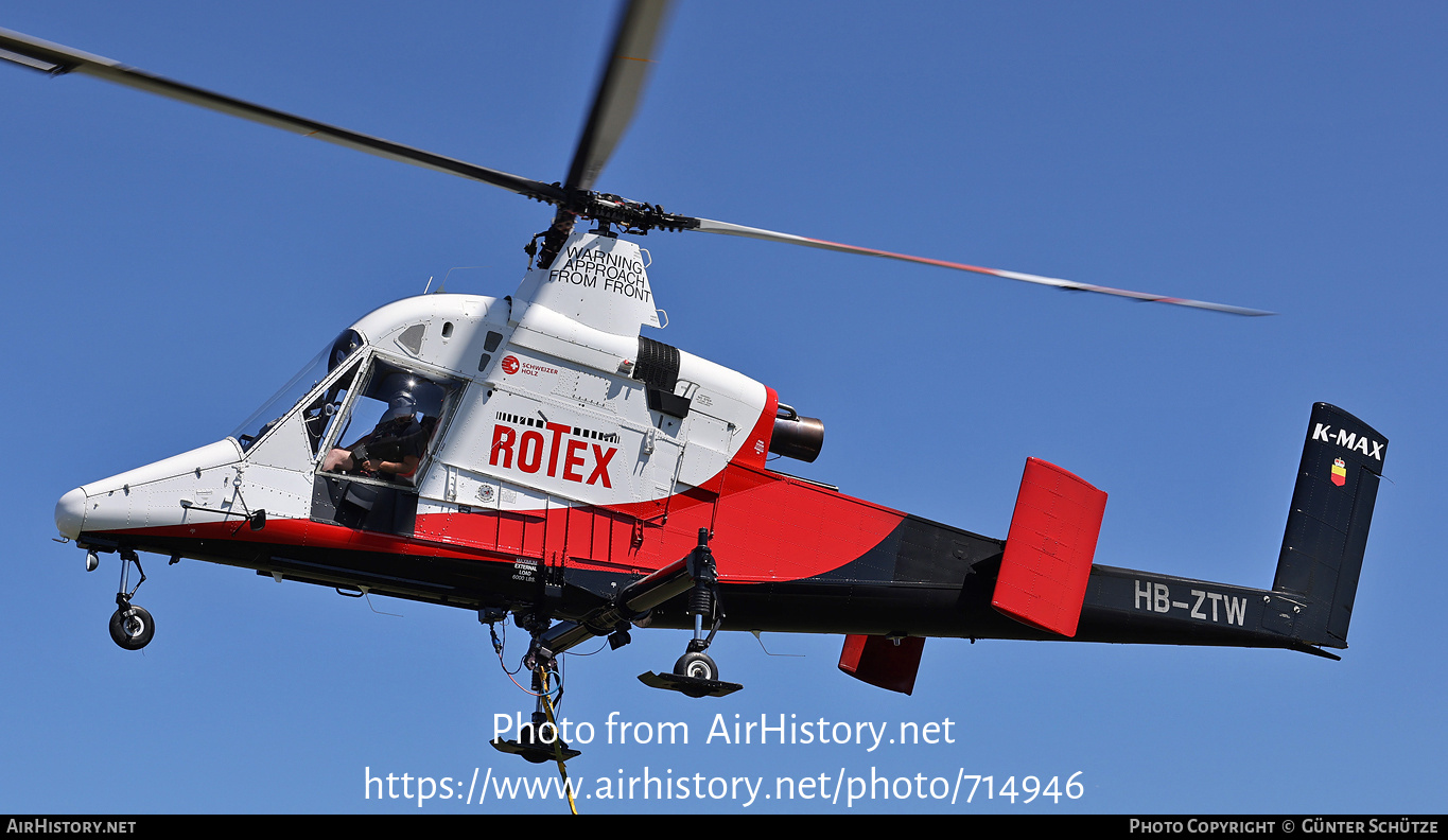 Aircraft Photo of HB-ZTW | Kaman K-1200 K-Max | Rotex Helicopter | AirHistory.net #714946