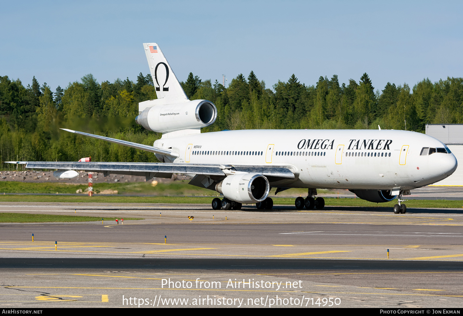 Aircraft Photo of N974VV | McDonnell Douglas DC-10-40 | Omega Aerial Refueling Services | AirHistory.net #714950