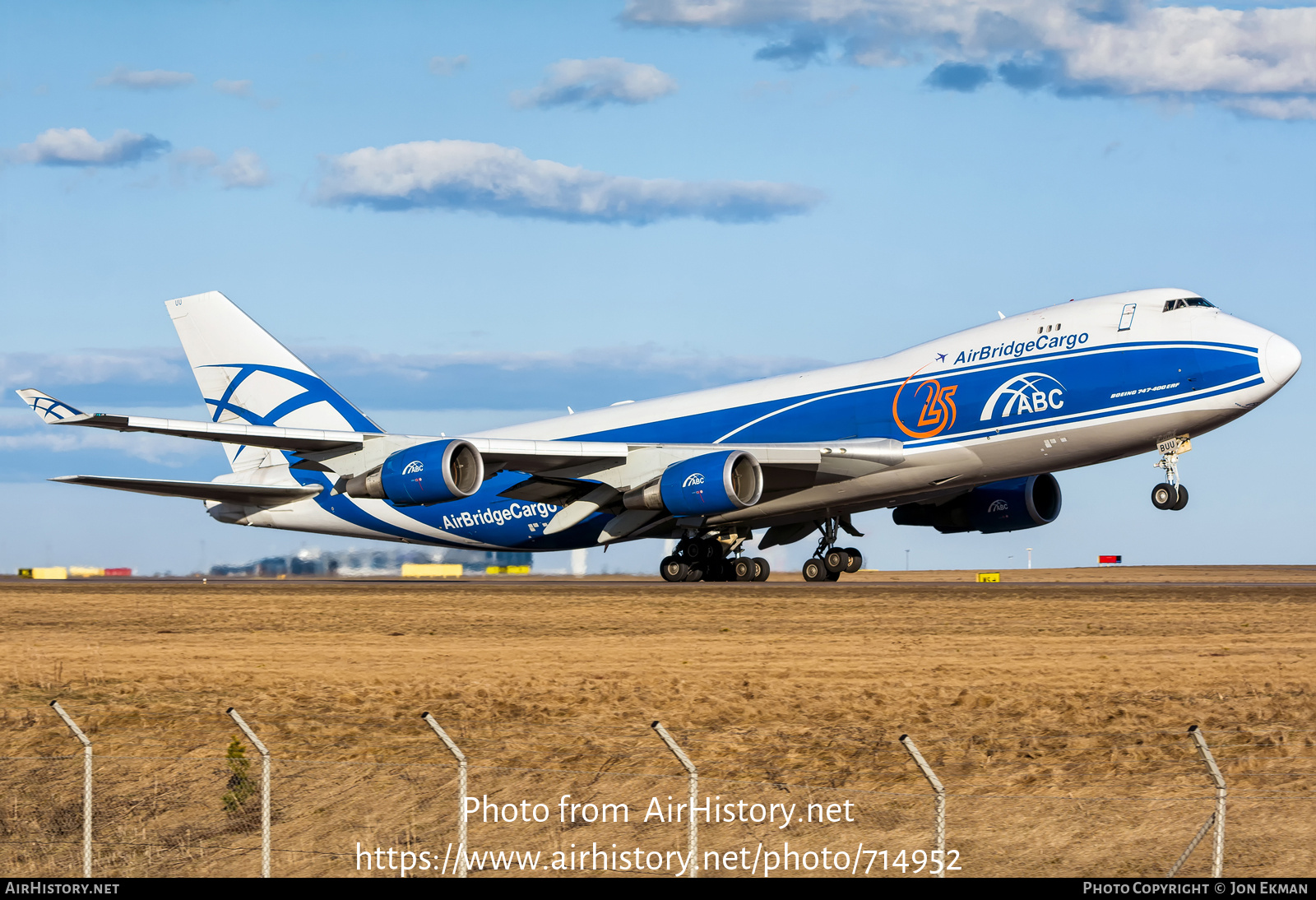 Aircraft Photo of VQ-BUU | Boeing 747-4EVF/ER/SCD | ABC - AirBridgeCargo Airlines | AirHistory.net #714952