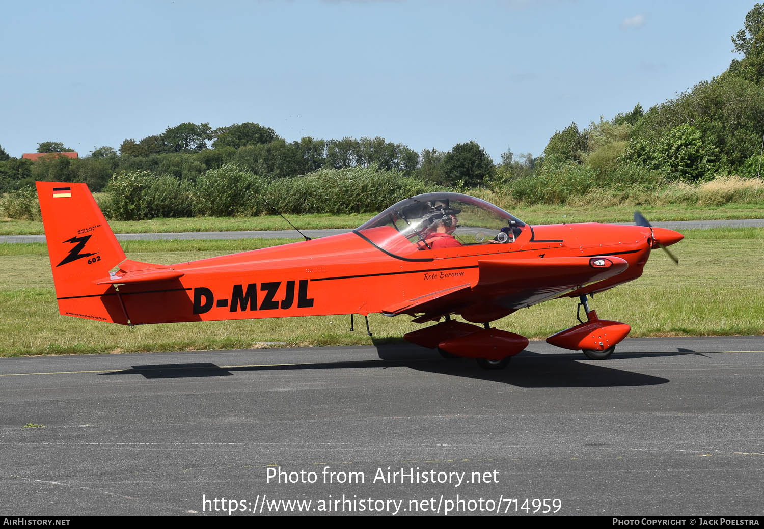 Aircraft Photo of D-MZJL | Roland Z-602 | AirHistory.net #714959