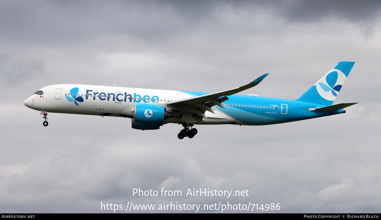 Aircraft Photo of F-HREU | Airbus A350-941 | French Bee | AirHistory.net #714986