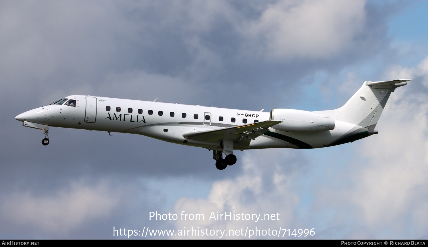 Aircraft Photo of F-GRGP | Embraer ERJ-135ER (EMB-135ER) | Amelia | AirHistory.net #714996