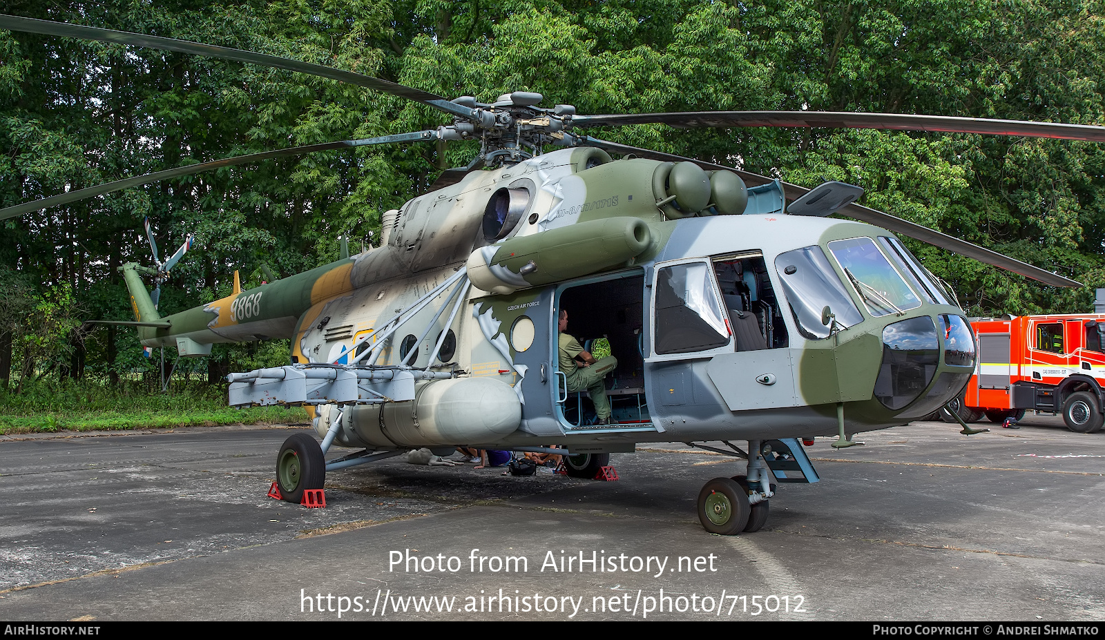 Aircraft Photo of 9868 | Mil Mi-171Sh | Czechia - Air Force | AirHistory.net #715012